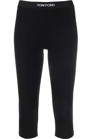 Tom Ford Leggins capri con logo en la cinturilla