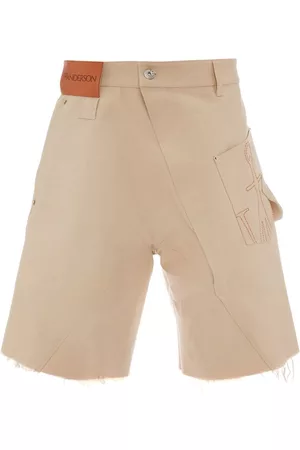 J.W.Anderson Bermudas chino con diseño retorcido