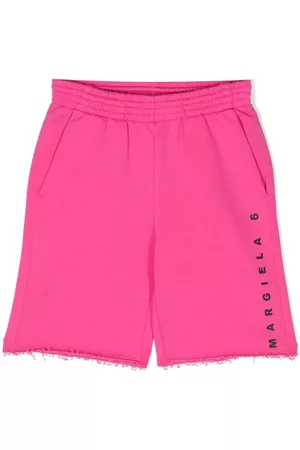 Maison Margiela Pantalones cortos de chándal con logo