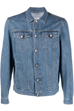 Brunello Cucinelli Chaqueta vaquera con cuatro bolsillos