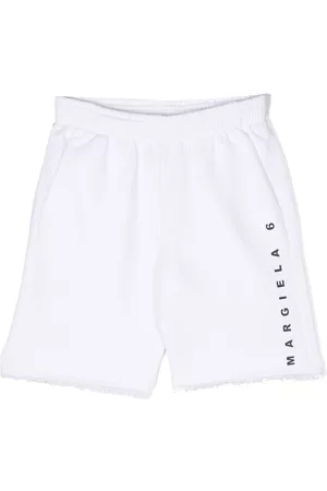 Maison Margiela Pantalones cortos de chándal con logo