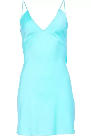 FLEUR DU MAL Slip dress corto con espalda baja