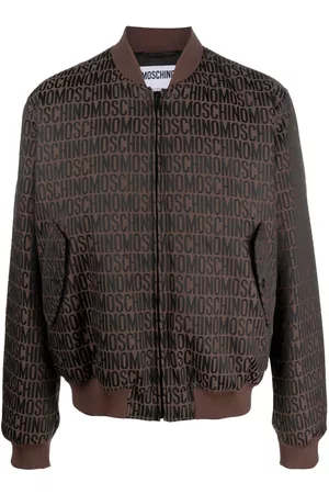 Moschino Chaqueta bomber con logo estampado