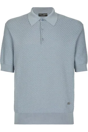 Dolce & Gabbana Polo de punto gofrado