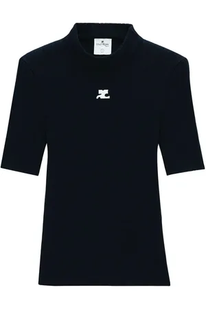 Courrèges Jersey de canalé Reedition