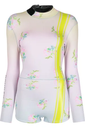 Cynthia Rowley Bañador con motivo floral