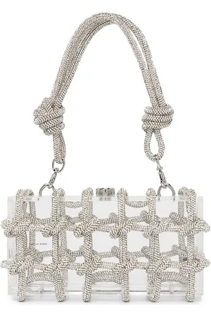 Cult Gaia Bolso de hombro Bess con apliques de cristal
