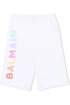 Balmain Bermudas con logo estampado