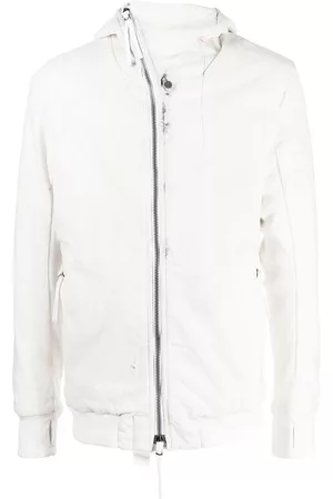 11 BY BORIS BIDJAN SABERI Chaqueta con capucha y cremallera descentrada