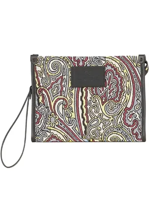 Etro Cartera con motivo de cachemira