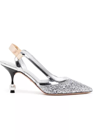 Giambattista Valli Zapatos con detalle de strass y tacón de 75mm