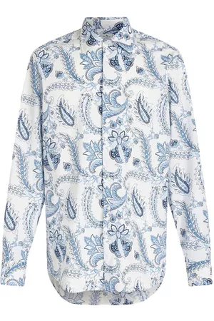 Etro Camisa con motivo de cachemira