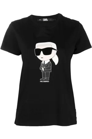Karl Lagerfeld Camiseta de algodón orgánico Ikon