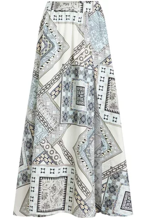 Etro Falda con motivo geométrico