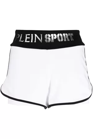 Philipp Plein Shorts con logo en la cinturilla