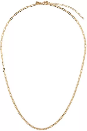 EF Collection Collar de cadena Mini Link en oro amarillo de 14kt