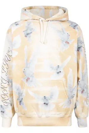 Supreme Sudadera Doves con capucha y estampado gráfico