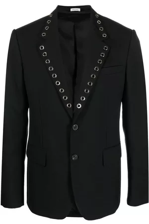 Alexander McQueen Blazer con detalle de ojales