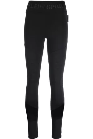 Philipp Plein Leggins con logo en la cinturilla