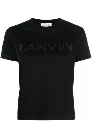 Lanvin Camiseta con letras del logo