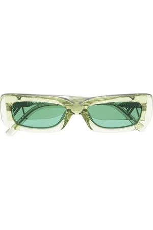 Linda Farrow Gafas de sol con montura transparente