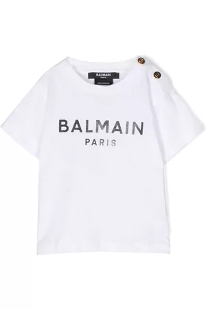 Balmain Camiseta con logo estampado
