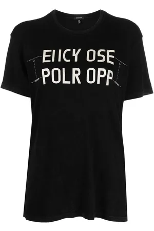 R13 Camiseta con eslogan estampado