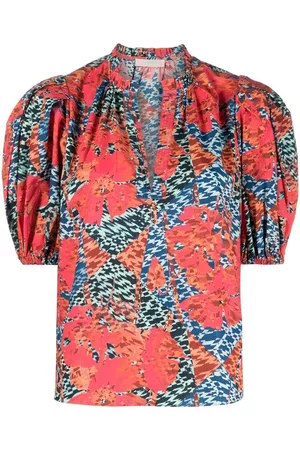 ULLA JOHNSON Camiseta Tillie con motivo abstracto