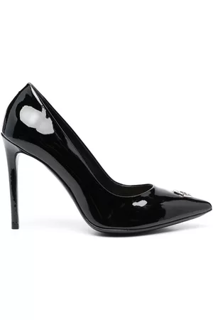 Philipp Plein Patent 100mm leather pumps