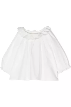 BONPOINT Blusa con cuello festoneado