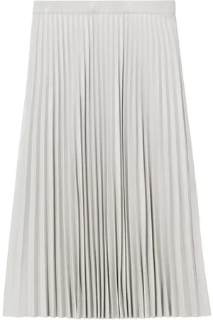 Proenza Schouler Falda de piel artificial plisada