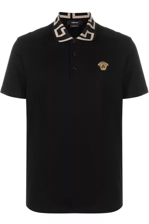 VERSACE Polo Greca de manga corta