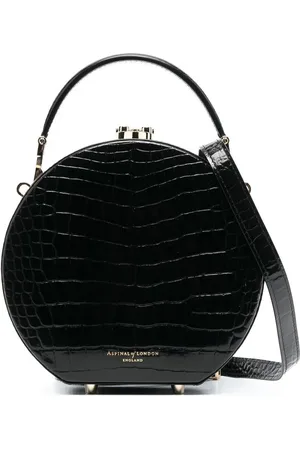 ASPINAL OF LONDON Bolso shopper Hat Box con efecto de piel de cocodrilo