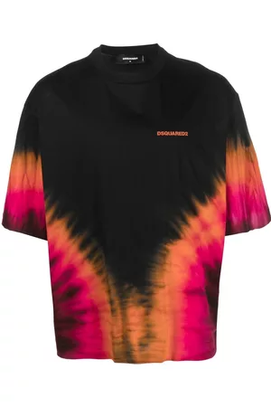 Dsquared2 Camiseta con motivo tie-dye y logo