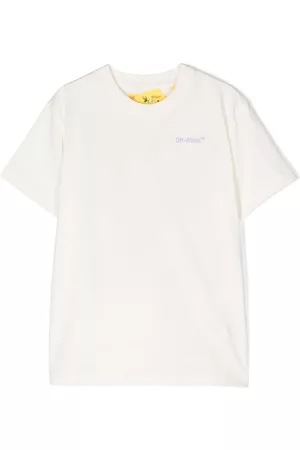 OFF-WHITE Camiseta con logo estampado y manga corta