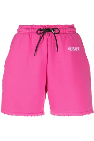 VERSACE Bermudas con logo y cordones