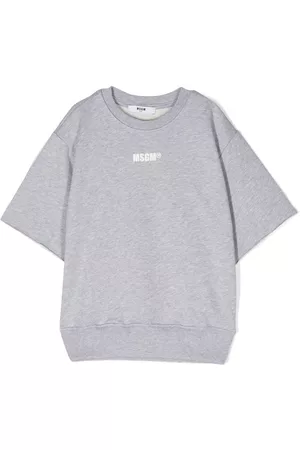 Msgm Camiseta con logo estampado