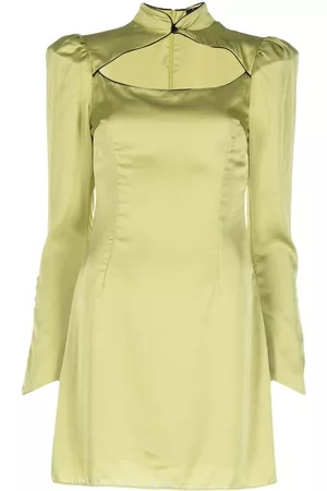 De La Vali Vestido Vinyl corto con aberturas