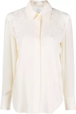 Chloé Camisa con detalle de guipur