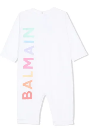 Balmain Pelele con logo estampado