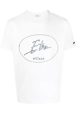 Etro Camiseta con logo bordado