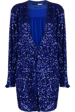 ROTATE Vestido cruzado con lentejuelas