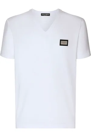 Dolce & Gabbana Camiseta con logo y cuello en V