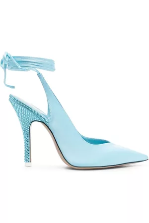 The Attico Zapatos de tacón con diseño cruzado