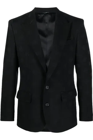 Dolce & Gabbana Blazer con logo en jacquard
