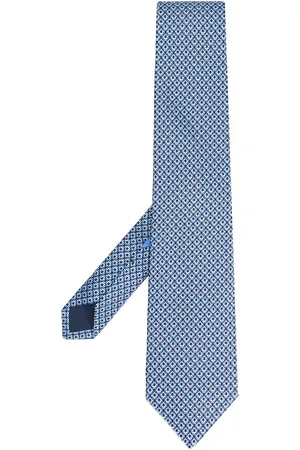 Salvatore Ferragamo Corbata con motivo de monograma