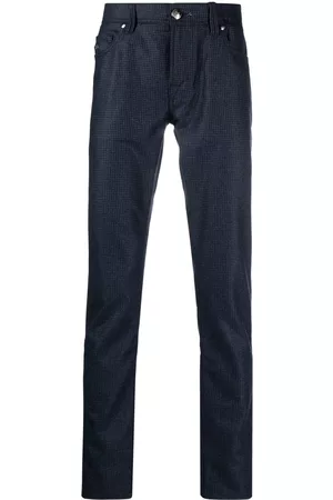 sartoria tramarossa Pantalones rectos a cuadros