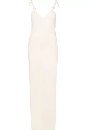 Paco rabanne Vestido largo con detalle de aberturas