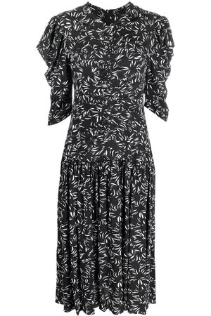 Proenza Schouler Vestido midi con motivo abstracto