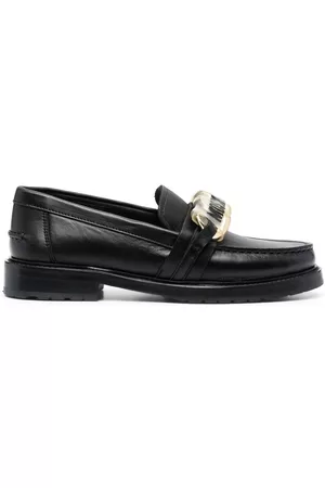 Moschino Mocasines con placa del logo